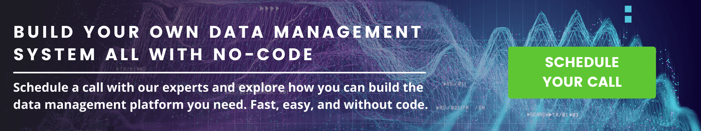 Build your own data management system with no-code