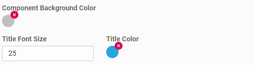 Data Dashboard customization options