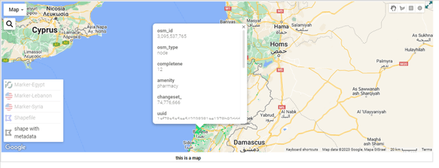 shapefile map metadata and description 