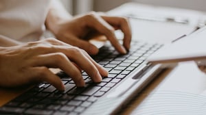 hands on keyboard