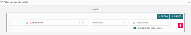 filtros de datos avanzados en AKTEK iO