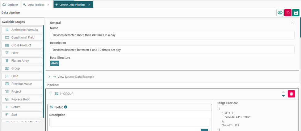 ETL processes on AKTEK iO